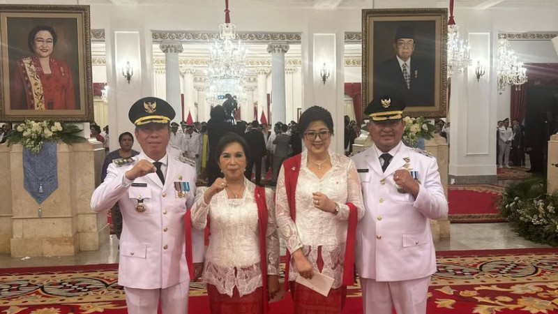 Kegiatan Pelantikan dan Pengambilan Sumpah Jabatan Gubernur dan Wakil Gubernur, Bupati dan...
