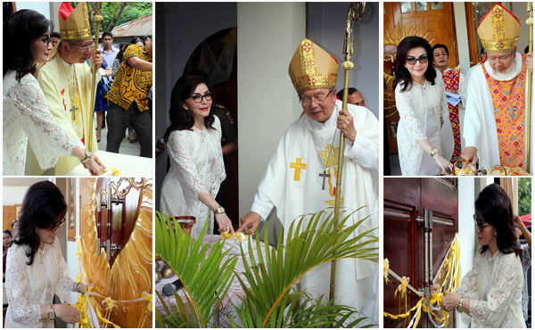 Tetty dan Suwatan Resmikan dan Tahbiskan 3 Gereja Stasi Secara Marathon