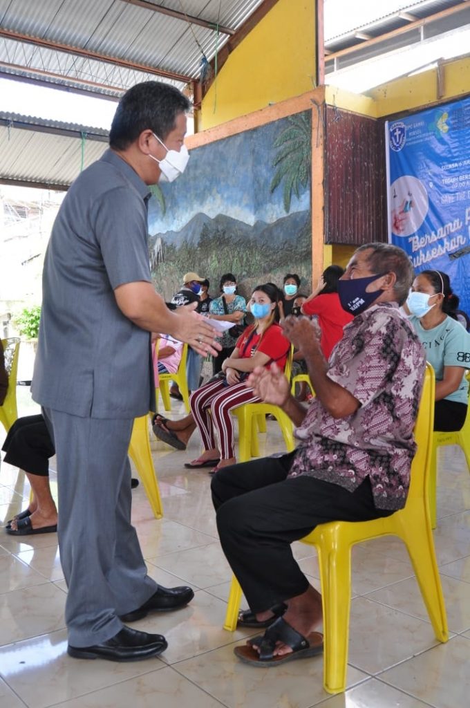 GAMKI Minsel Bantu Pemerintah Dengan Gelar Vaksinasi