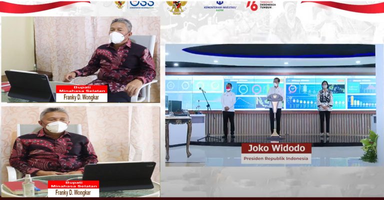 Resmi Diluncurkan Presiden, Wongkar Komit OSS Hadir di Minsel