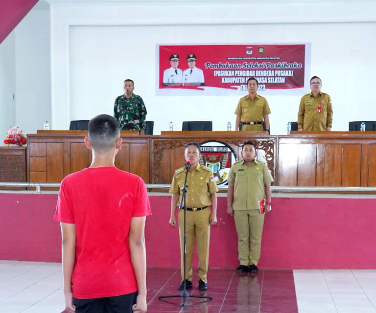 Buka Proses Seleksi, Wongkar : Jika Ingin Jadi Paskibraka Nasional, Jangan Minum Miras