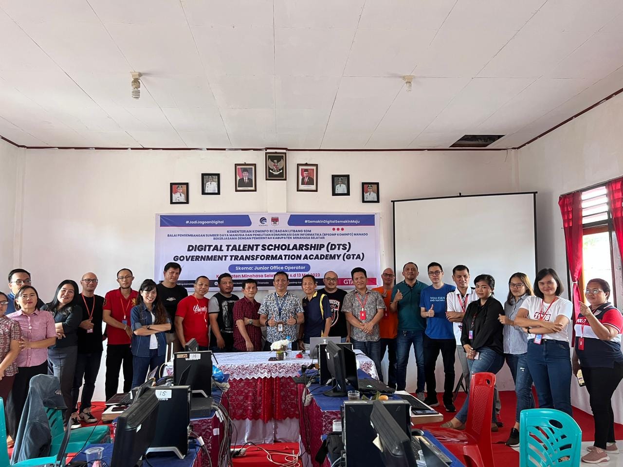 5 Hari Digodok Kementerian Kominfo, Akhirnya Pelatihan DTS-GTA di Minsel Ditutup