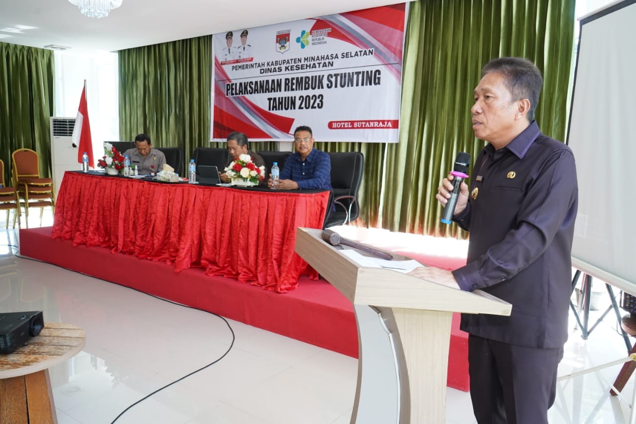 Dihadiri INEY Ditjen Bina Bangda Kemendagri, FDW Buka Rembuk Stunting di Minsel