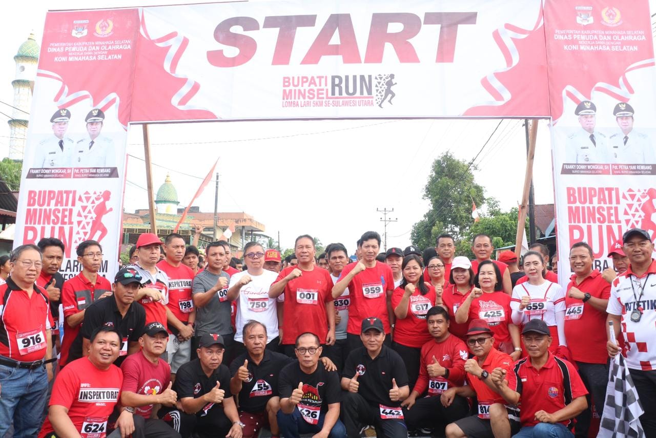 Lomba Lari 5KM Se-Provinsi Sulawesi Utara “Bupati Minsel Run”