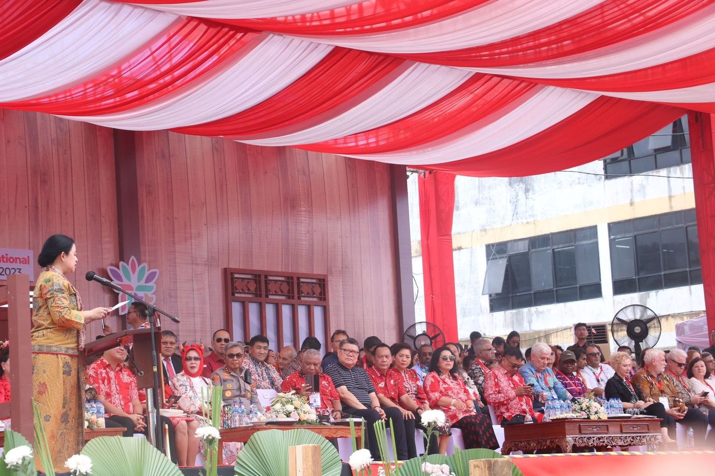 Tournament Of Flower dalam rangka Tomohon International Flower Festival Tahun 2023