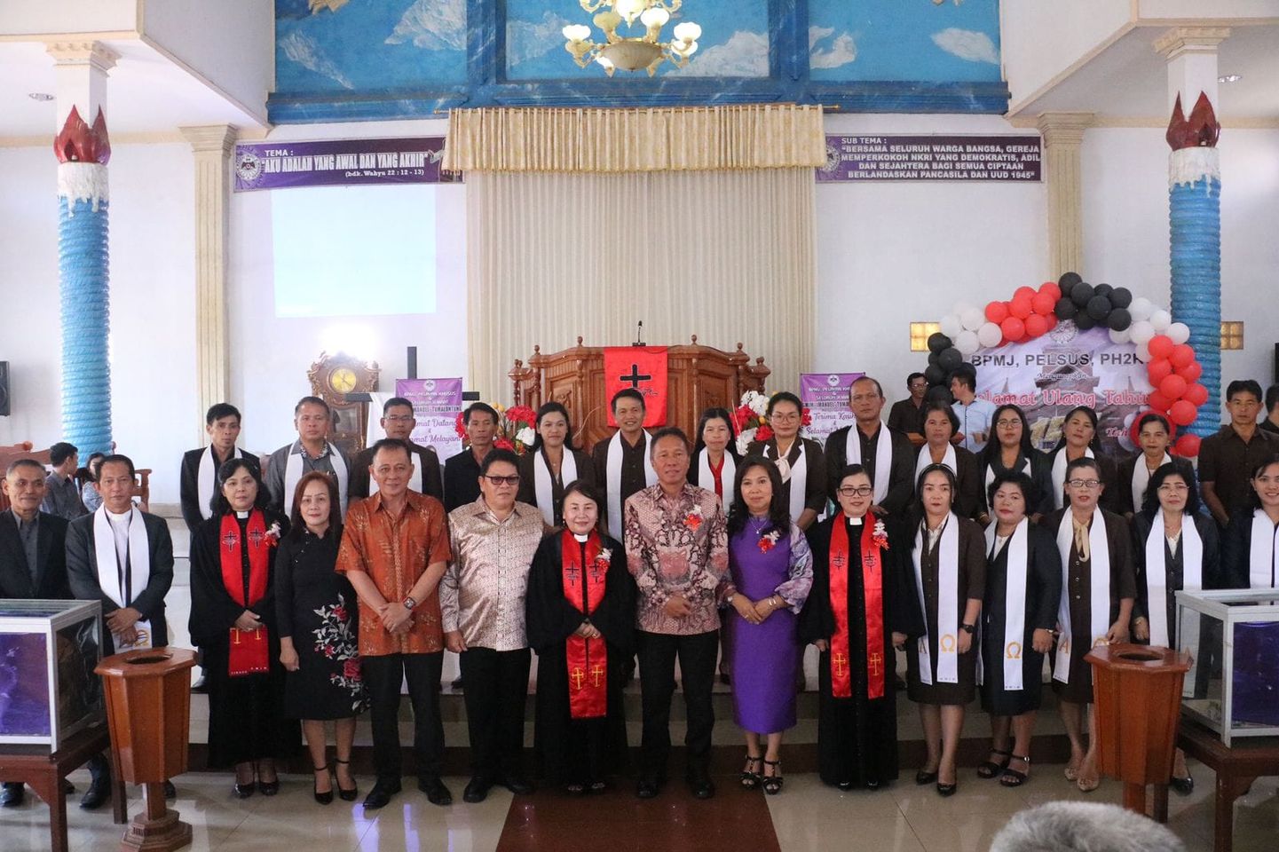 Ibadah HUT Ke-155 Jemaat GMIM Imanuel Tumaluntung Wilayah Tareran I