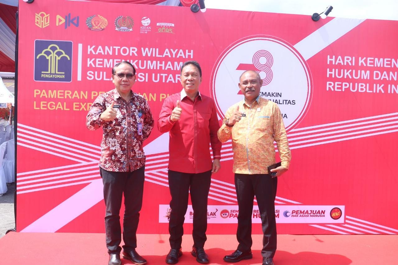 Pameran Pelayanan Publik dan Legal Expo dalam rangka Hari Kementerian Hukum dan Hak Asasi Manusia (HAM) RI serta Hari Dharma Karya Dhika