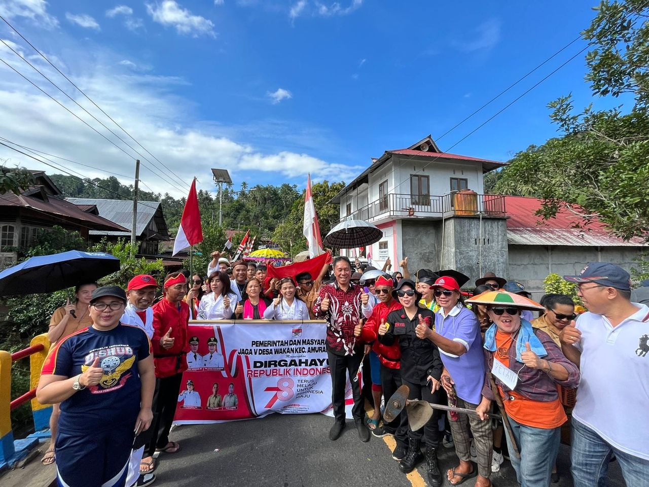 Lomba di Raanan Lama Dalam Rangka HUT Ke-78 Kemerdekaan RI Tahun 2023