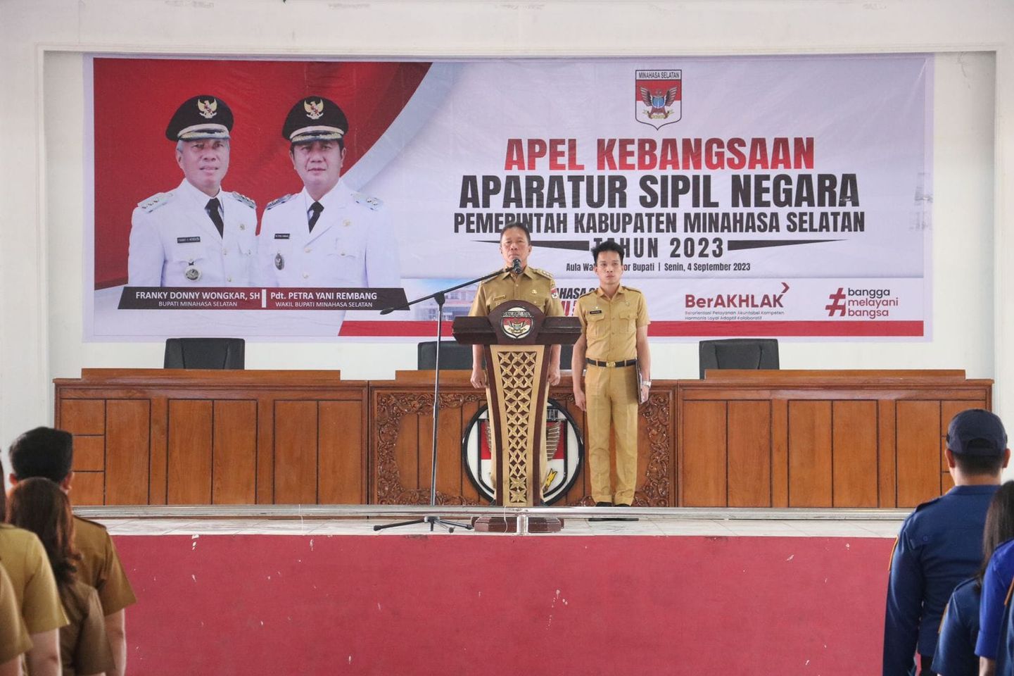 Apel Kebangsaan Pemerintah Kabupaten Minahasa Selatan Bulan September 2023