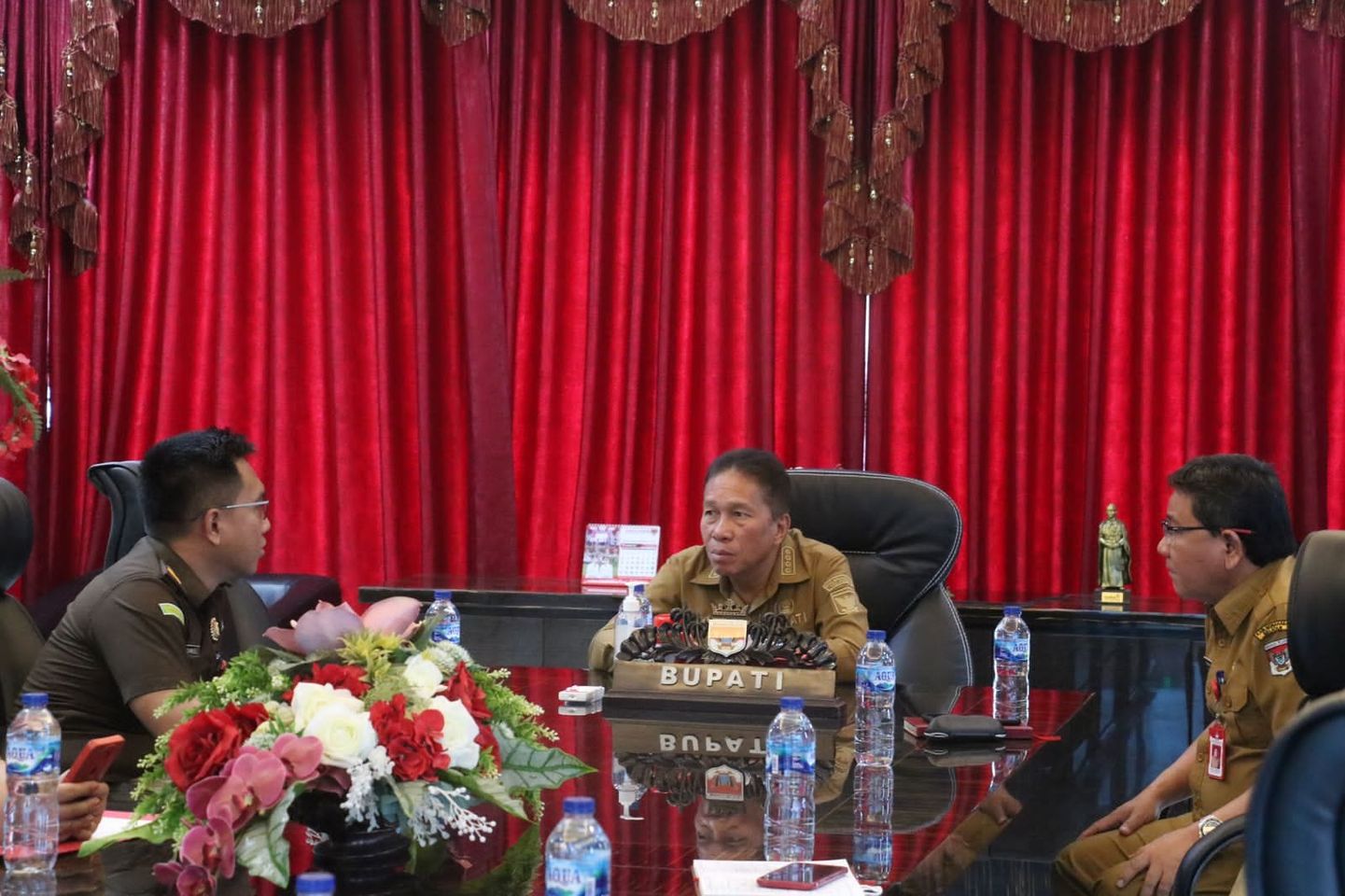 Rapat Kordinasi Pengendalian Inflasi Tahun 2023 oleh Kemendagri secara virtual