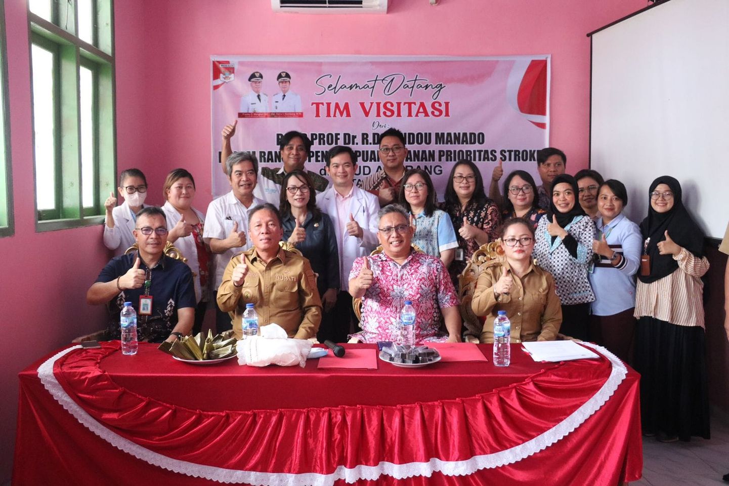 Visitasi Pengampuan Layanan Prioritas Stroke oleh RSUP Prof. Dr. dr. R. D. Kandou kepada RSUD Amurang