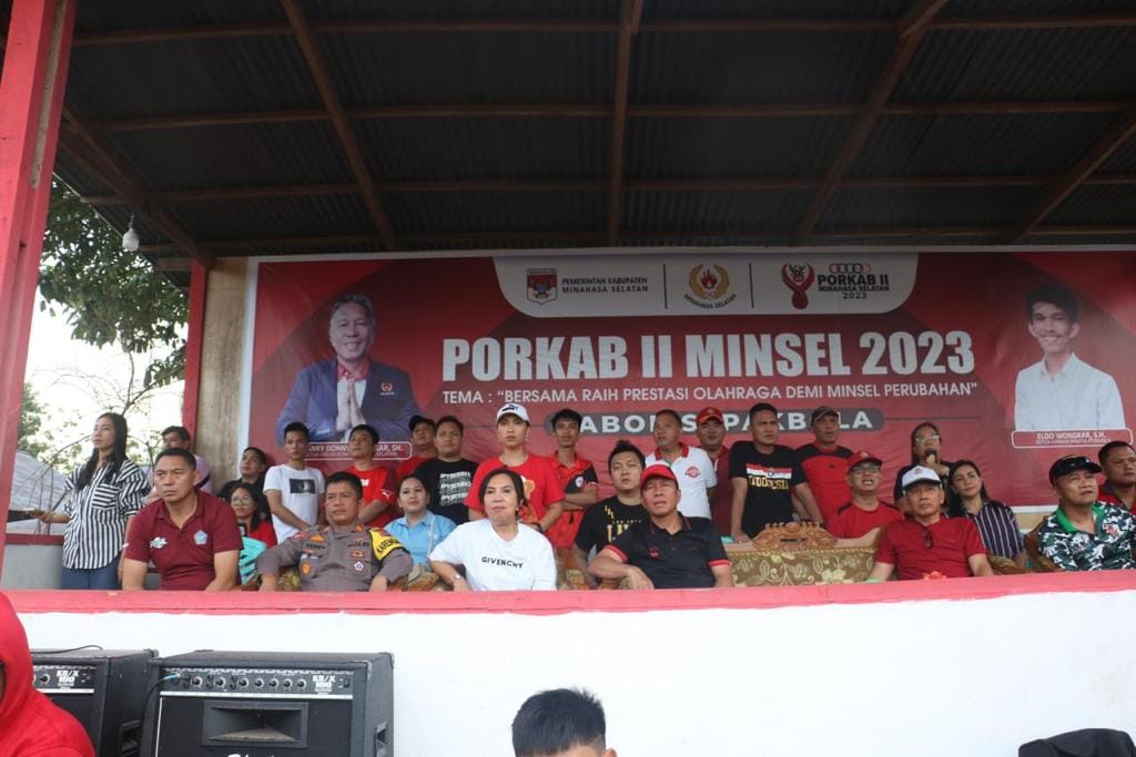 Final Sepak Bola dalam rangka PORKAB II Minahasa Selatan Tahun 2023