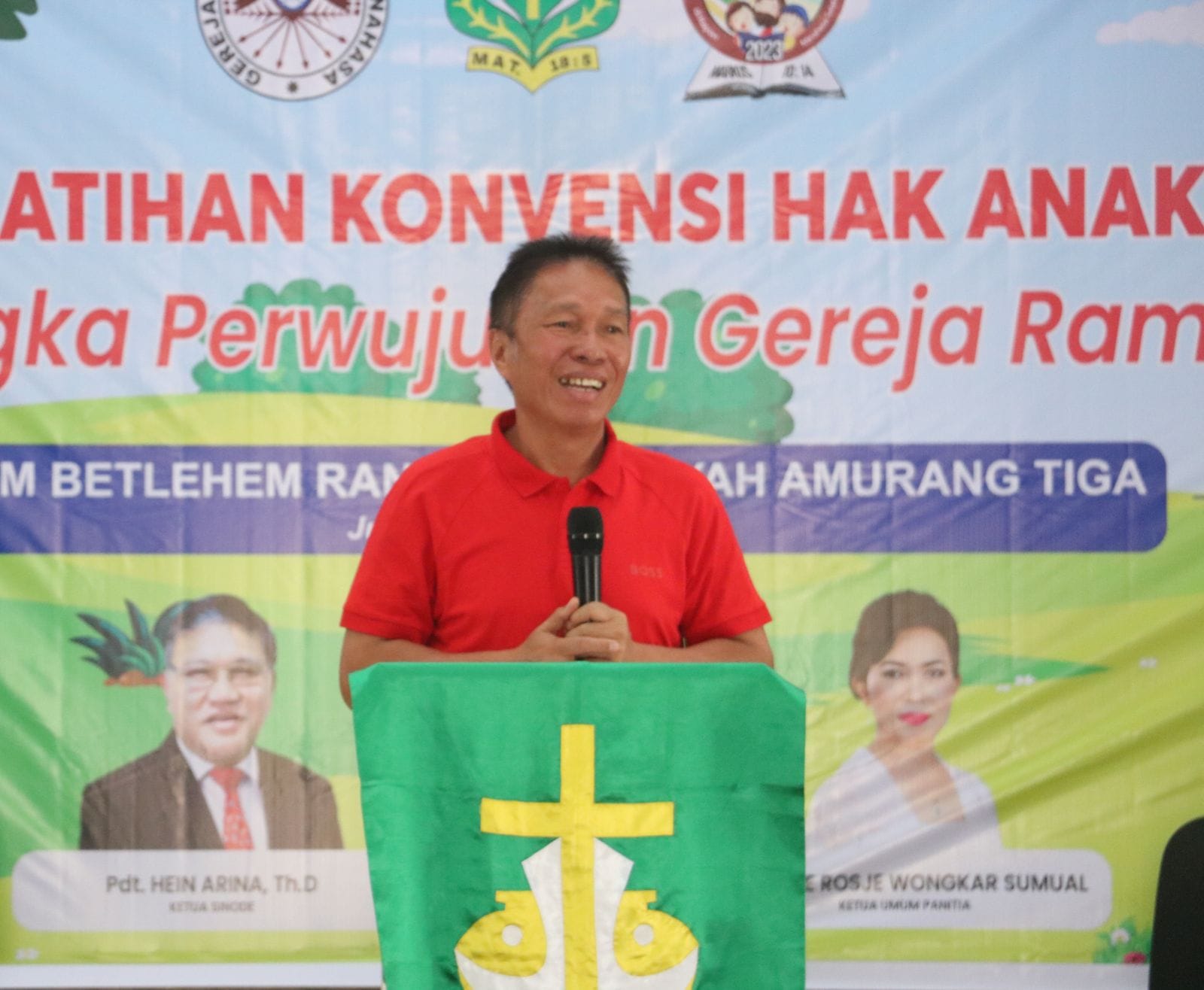 BUPATI Buka Pelatihan Konvensi Hak Anak GMIM 2023