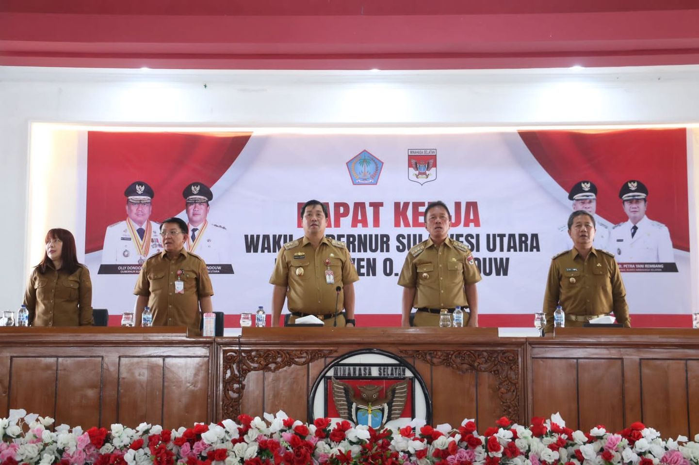 Rapat Kerja Wakil Gubernur SULUT di Minsel