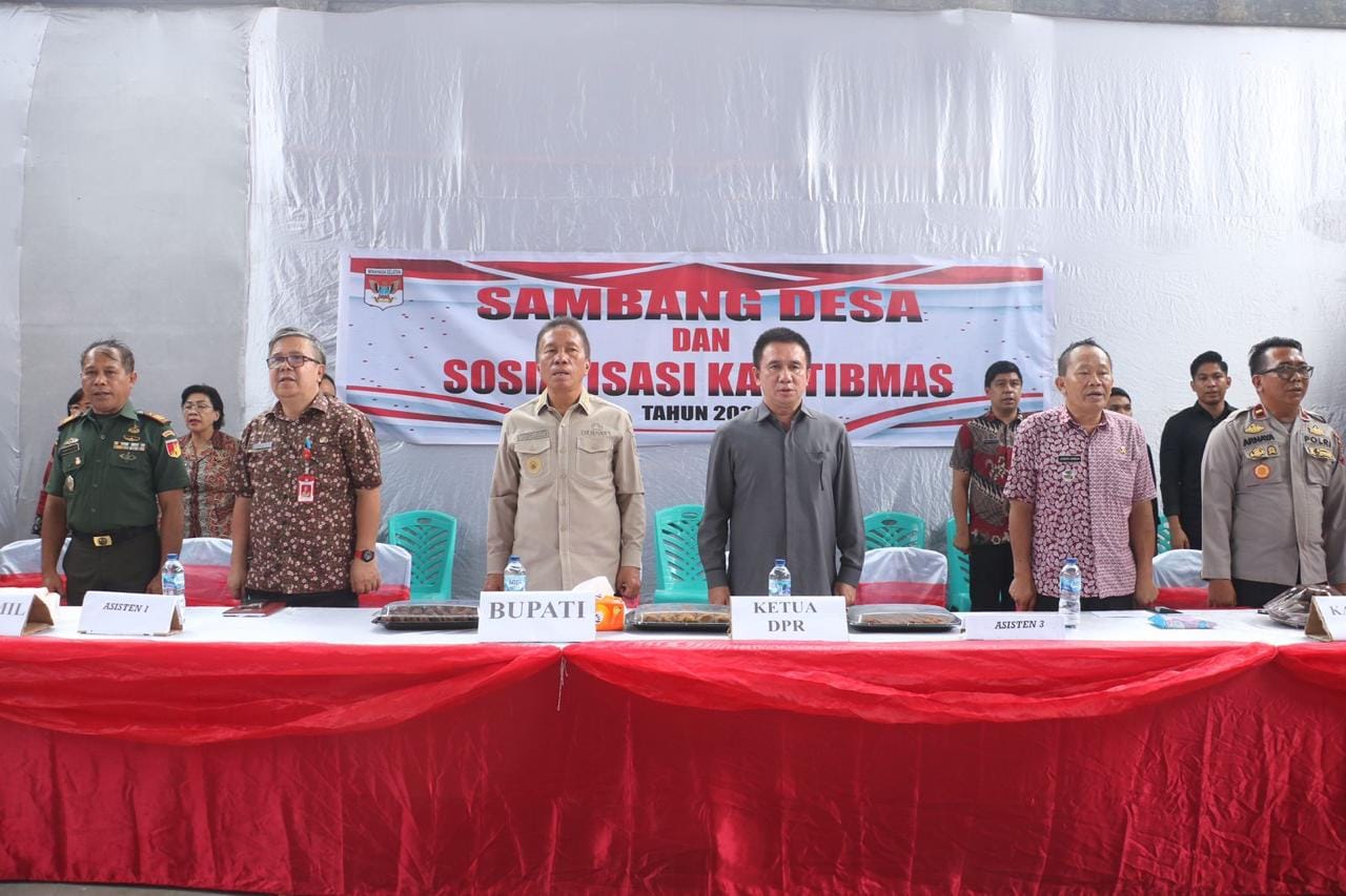 Sambang Desa dan Sosialisasi Kamtibmas 2023 di Mapolo Esa
