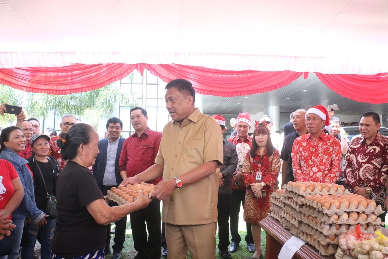 Gelar Pangan Murah Pemerintah Provinsi Sulawesi Utara dan Kabupaten Minahasa Selatan
