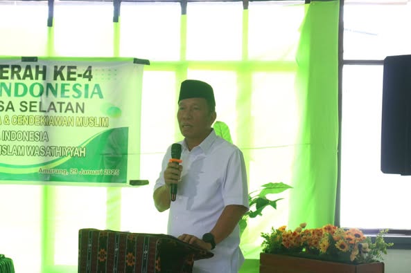 FDW hadir sekaligus membuka Masyawarah Daerah MUI Minsel ke-IV.